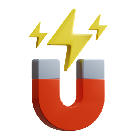 Magnetische Energie  3D Icon