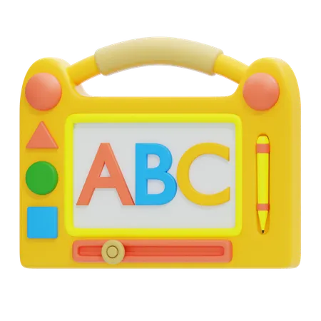 Magnetisches Zeichenbrett für Kinder  3D Icon