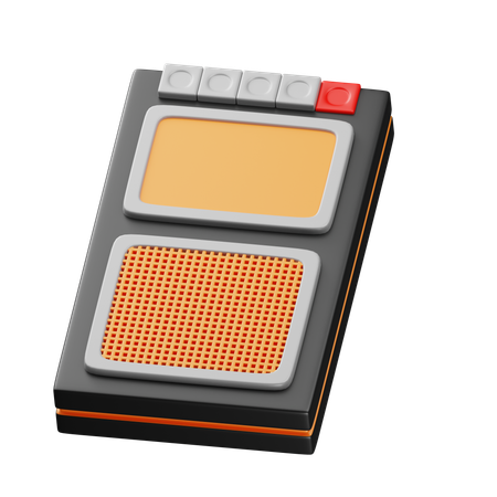 Magnétophone  3D Icon