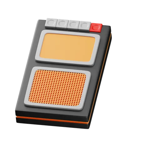 Magnétophone  3D Icon