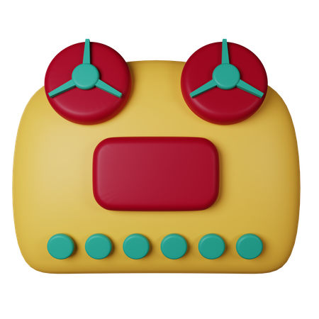 Magnétophone  3D Icon