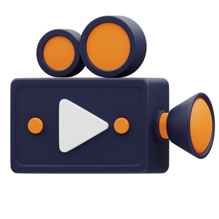 Magnétoscope  3D Icon