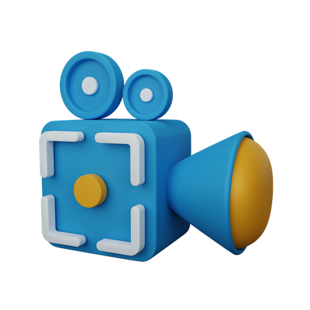 Magnétoscope  3D Icon