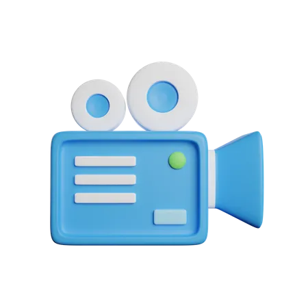 Magnétoscope  3D Icon