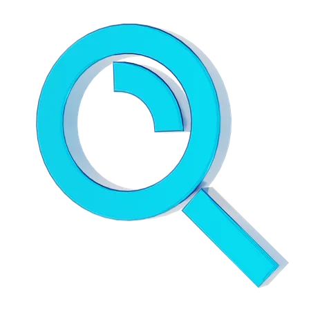 Magnifier  3D Icon