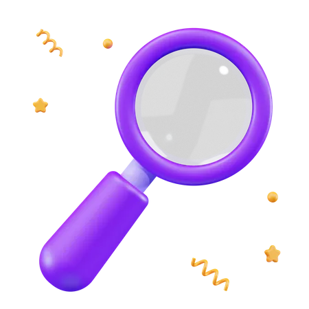 Magnifier Zoom Tools Search Analyze 3 D Rendering For Website Or App 3D Icon