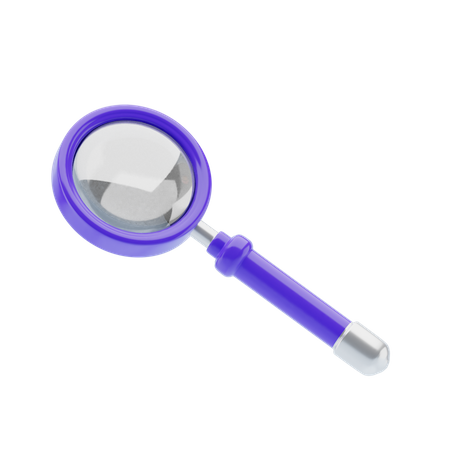 Magnifier Glass  3D Illustration