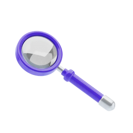 Magnifier Glass  3D Illustration