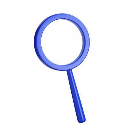 Magnifier Glass  3D Illustration