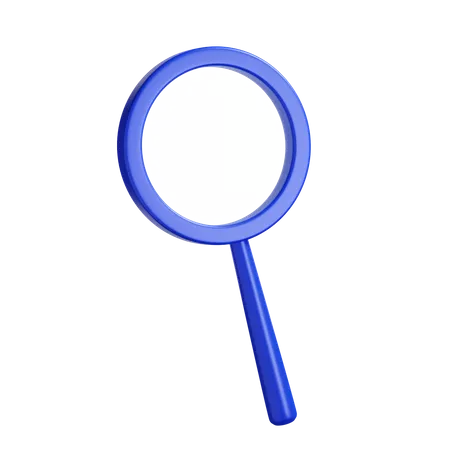 Magnifier Glass  3D Illustration