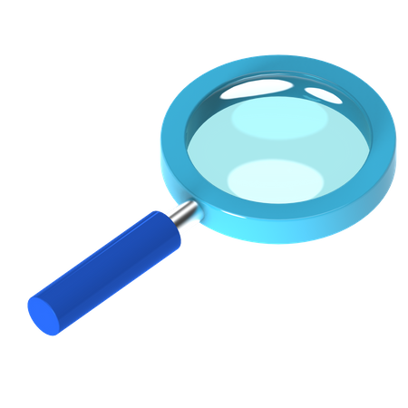 Magnifier Glass  3D Illustration