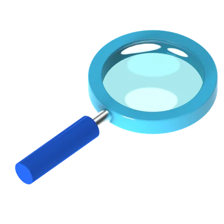 Magnifier Glass  3D Illustration