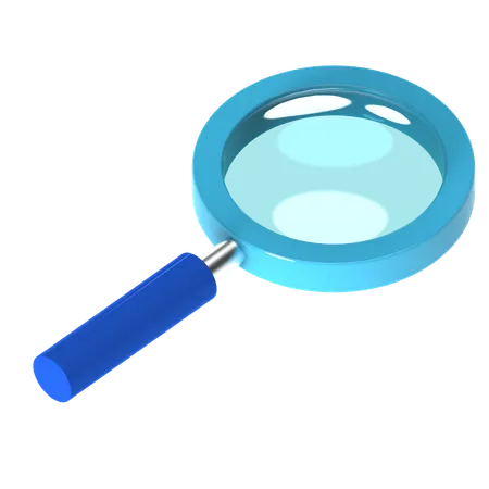 Magnifier Glass  3D Illustration