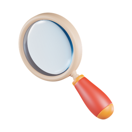 Magnifier Search  3D Icon
