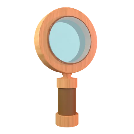 Magnifiying Glass  3D Icon