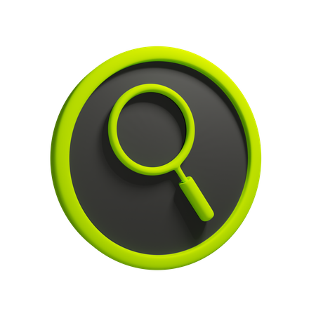 Magnifying  3D Icon