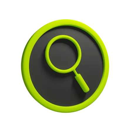 Magnifying  3D Icon