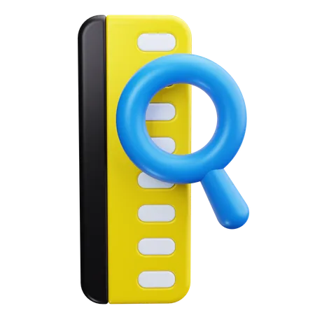 Magnifying  3D Icon