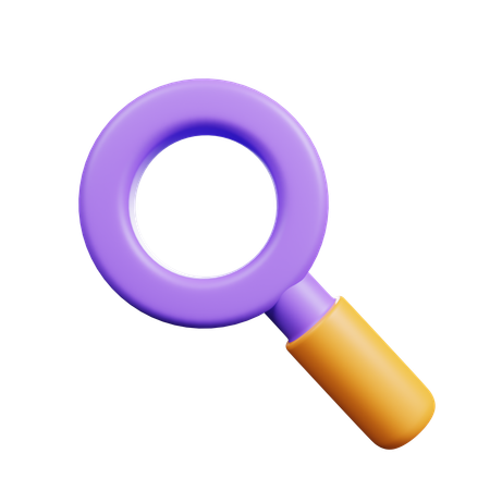 Magnifying  3D Icon