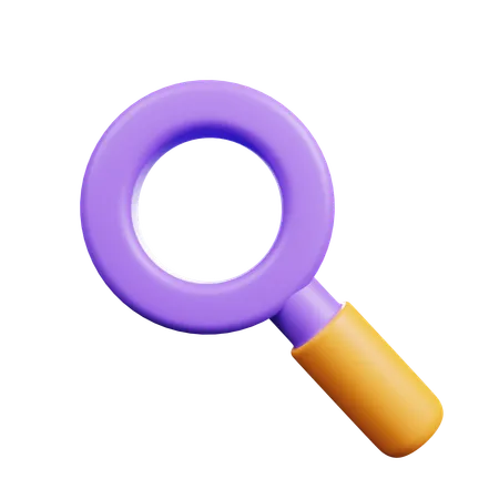 Magnifying  3D Icon