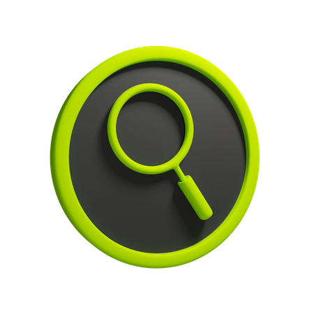 Magnifying  3D Icon