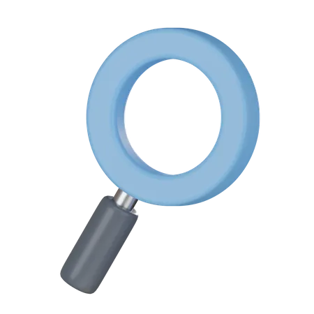 Magnifying Glass 3 D Illustration 3D Icon