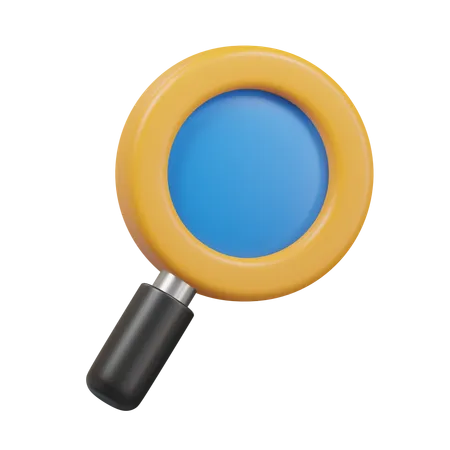 Magnifying Glass 3 D Illustration 3D Icon