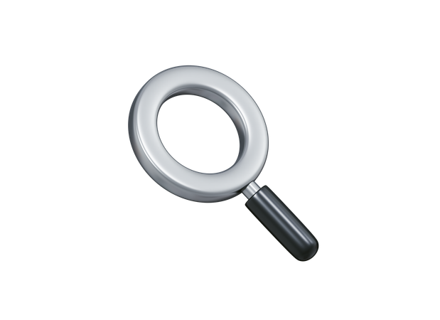 Magnifying Glass  3D Icon