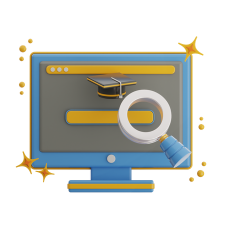 Magnifying Glass  3D Icon