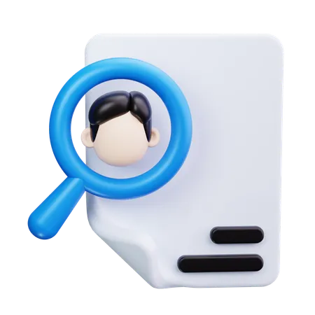 Magnifying Glass  3D Icon