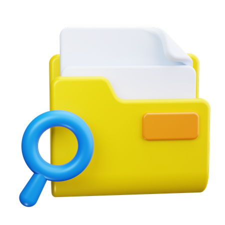 Magnifying Glass  3D Icon