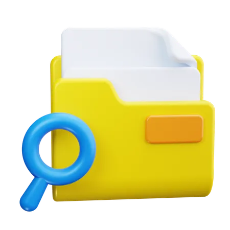 Magnifying Glass  3D Icon