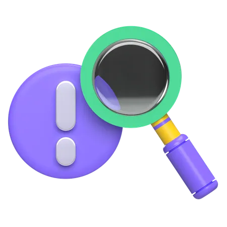 Magnifying Glass  3D Icon