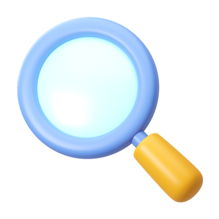 Magnifying Glass  3D Icon
