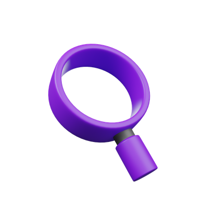 Magnifying Glass  3D Icon