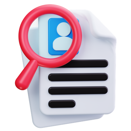 Magnifying Glass  3D Icon