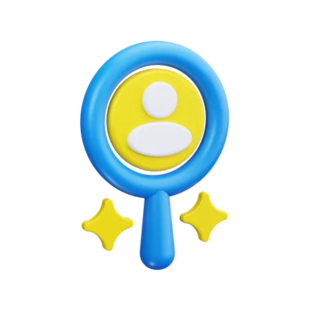 Magnifying Glass  3D Icon