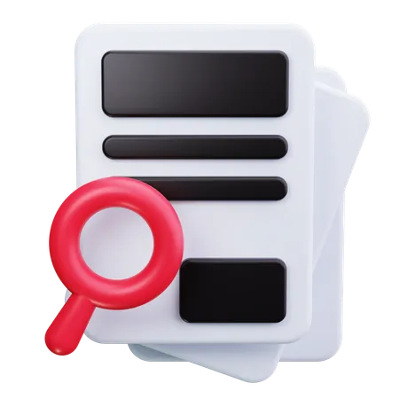 Magnifying Glass  3D Icon