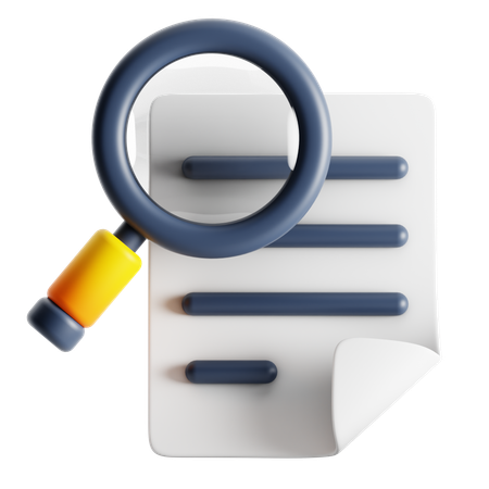 MAGNIFYING GLASS  3D Icon