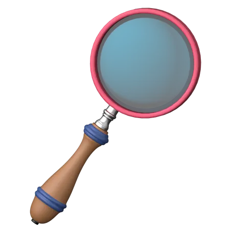 Magnifying glass  3D Icon