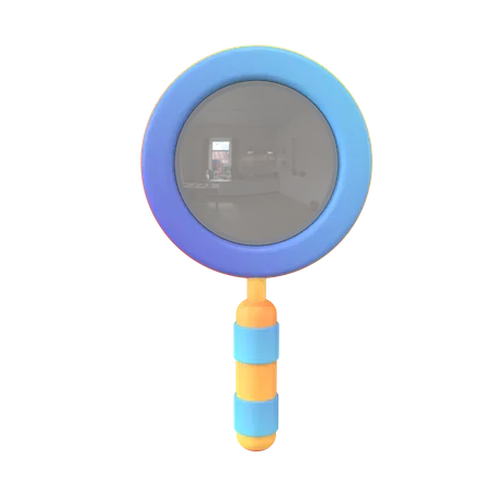 Magnifying Glass  3D Icon