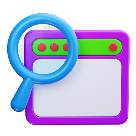 Magnifying Glass  3D Icon