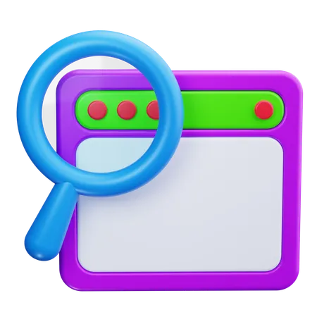 Magnifying Glass  3D Icon