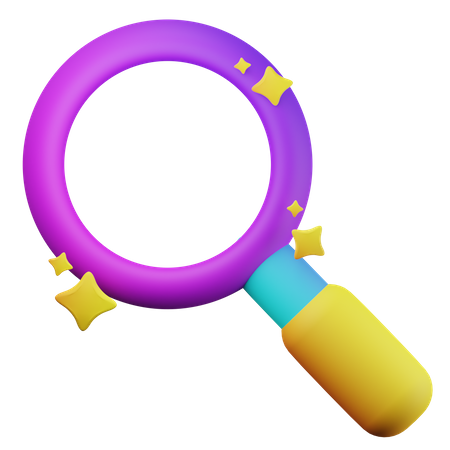 Magnifying Glass  3D Icon