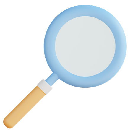 Magnifying Glass  3D Icon