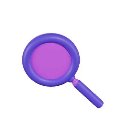 Magnifying Glass  3D Icon