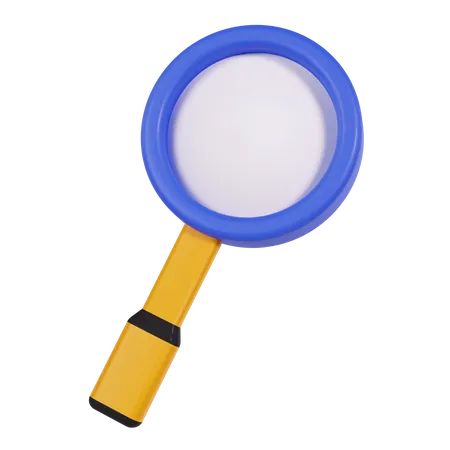 Magnifying Glass  3D Icon