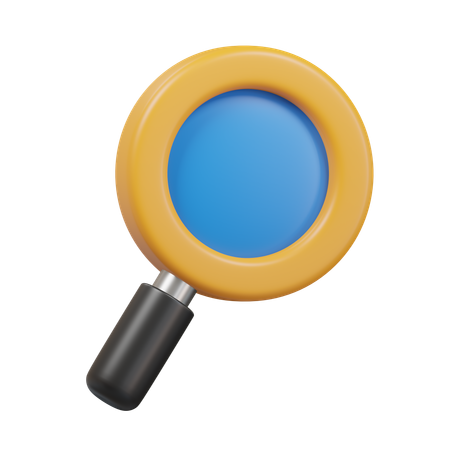 Magnifying Glass  3D Icon