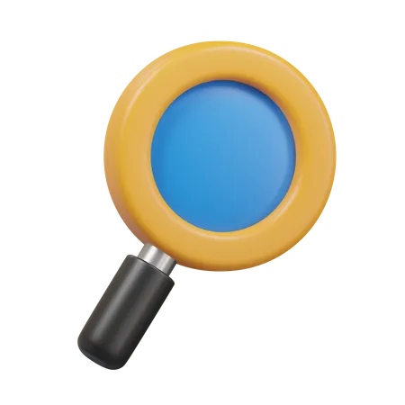 Magnifying Glass  3D Icon