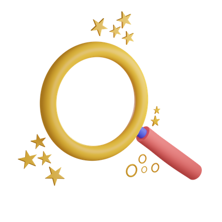 Magnifying Glass  3D Icon